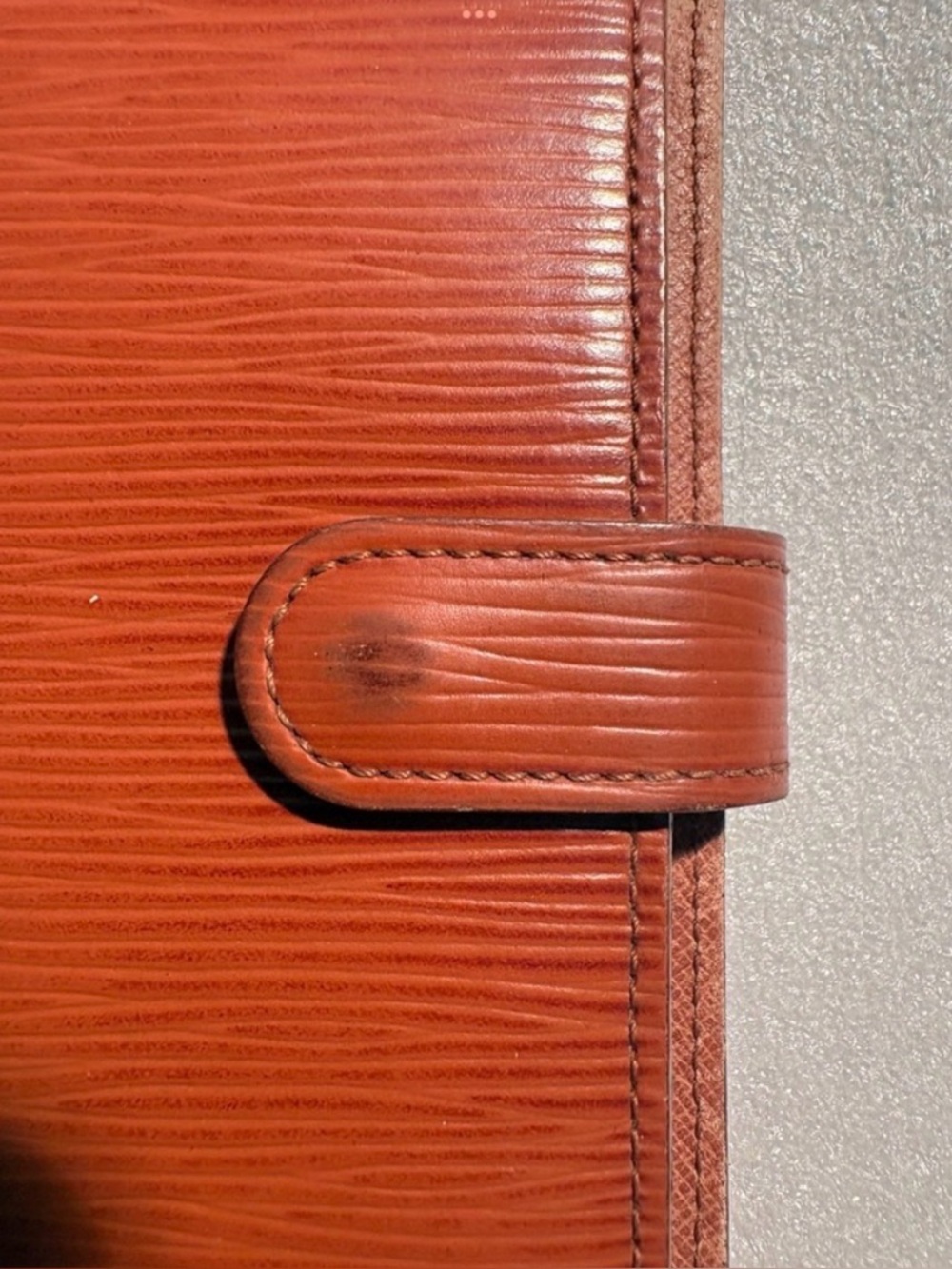 Louis Vuitton Epi Agenda PM Planner Organizer Kenyan Fawn Brown Vintage Spain - Picture 2 of 10